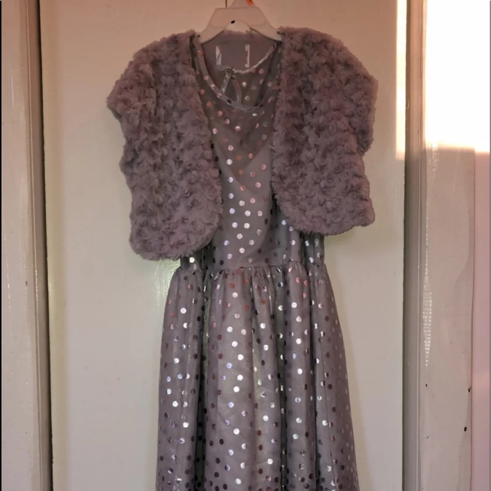 dress with little sweater